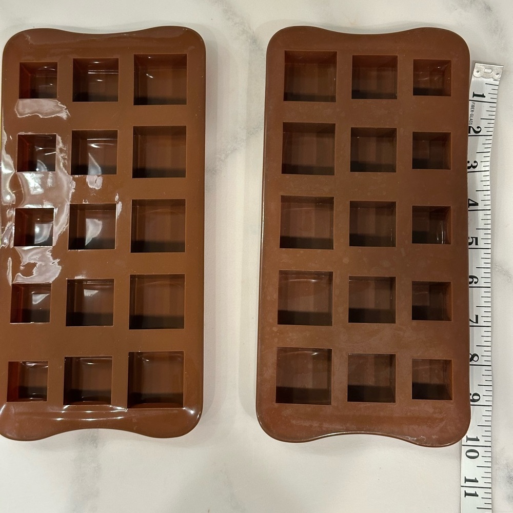 Brown Silicone chocolates bar molds - Picture 1 of 3